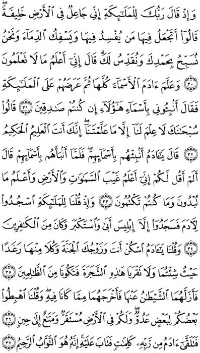 صفحة المصحف 6