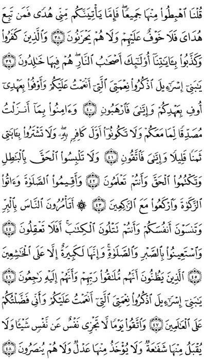 صفحة المصحف 7
