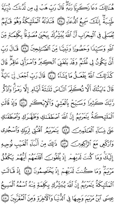صفحة المصحف 55