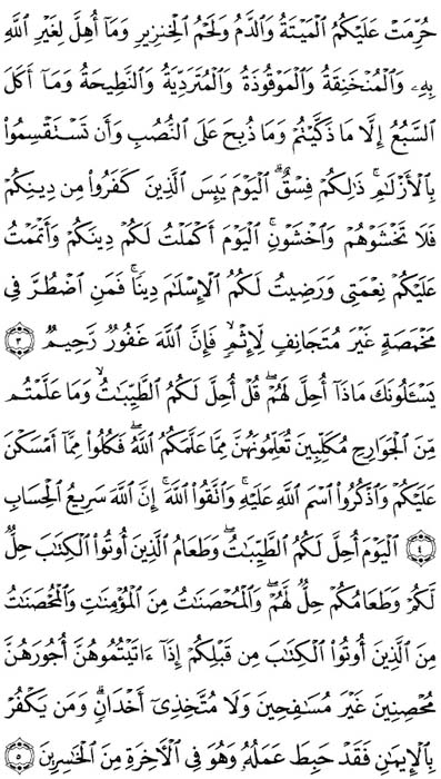 صفحة المصحف 107
