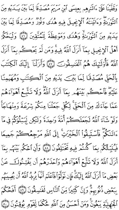 صفحة المصحف 116