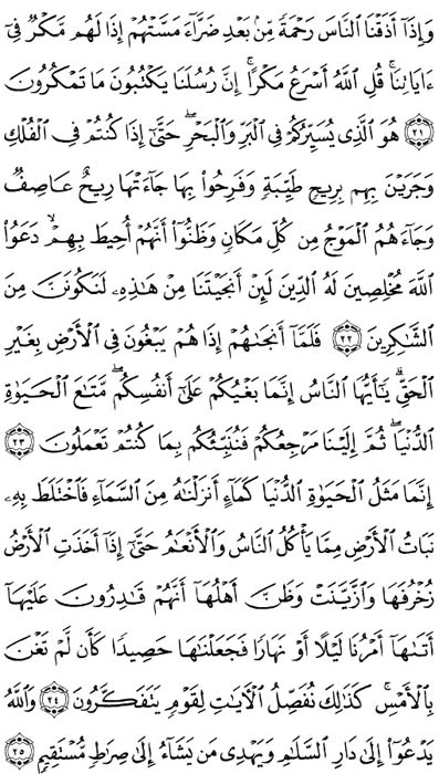 صفحة المصحف 211