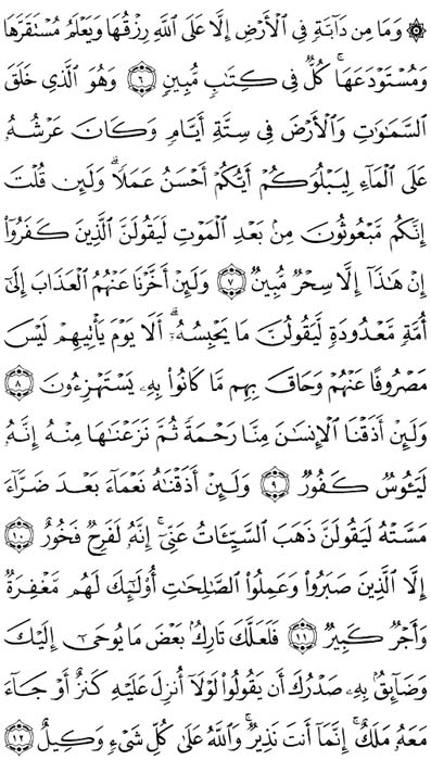 صفحة المصحف 222