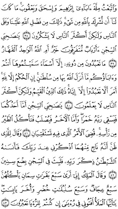 صفحة المصحف 240