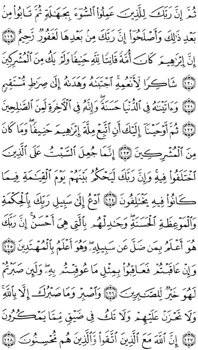 صفحة المصحف 281
