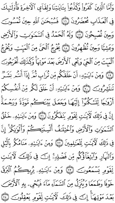 صفحة المصحف 406