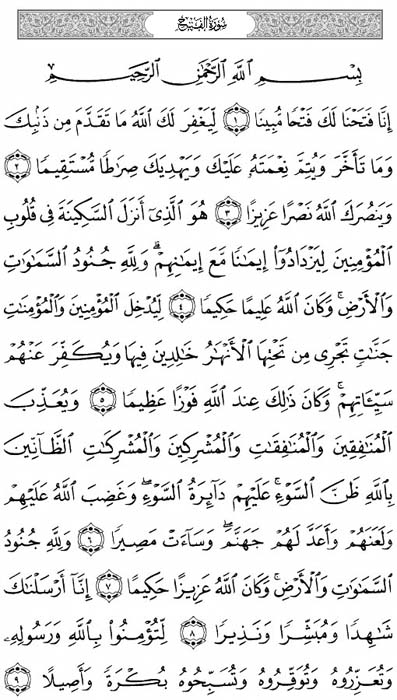 صفحة المصحف 511