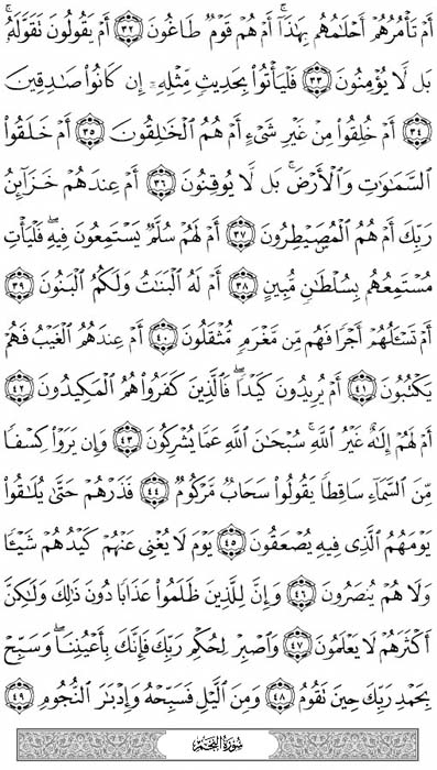 صفحة المصحف 525