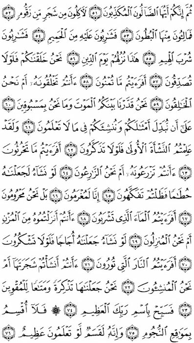 صفحة المصحف 536